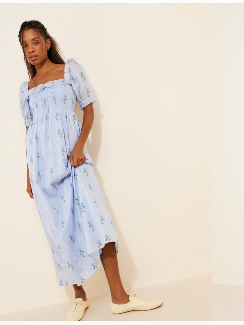 Hill house Scarlett balloon sleeve nap dress